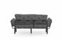 Atelier Del Sofa Nitta Triple - Sofá-Cama de 3 Plazas Gris